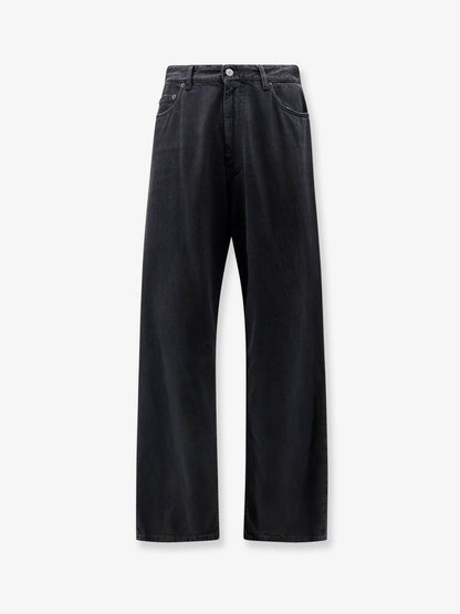 MM6 Maison Margiela Black denim trousers