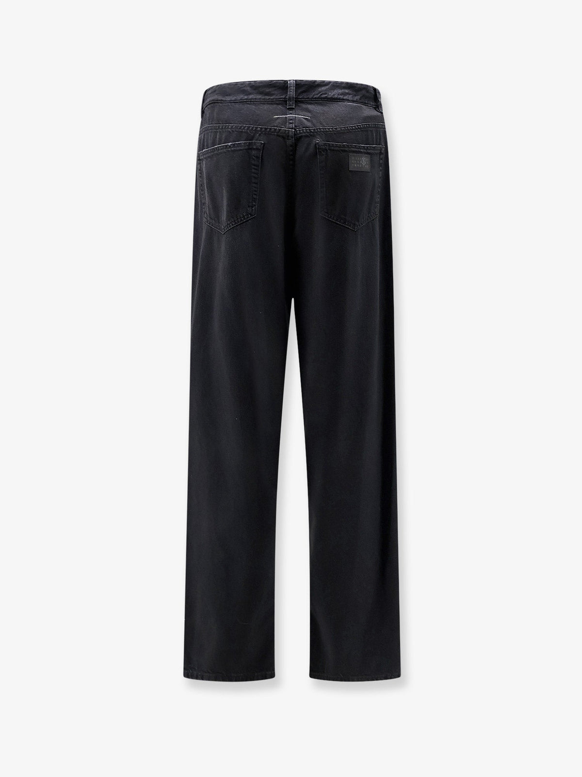 MM6 Maison Margiela Black denim trousers