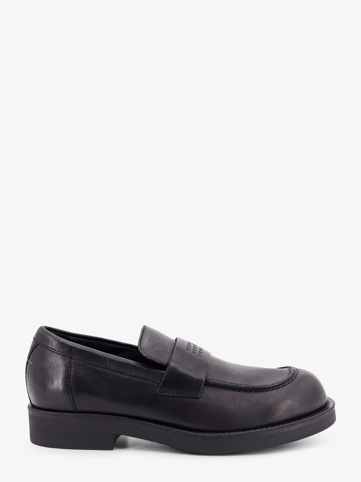 MM6 Maison Margiela Leather loafers - Black