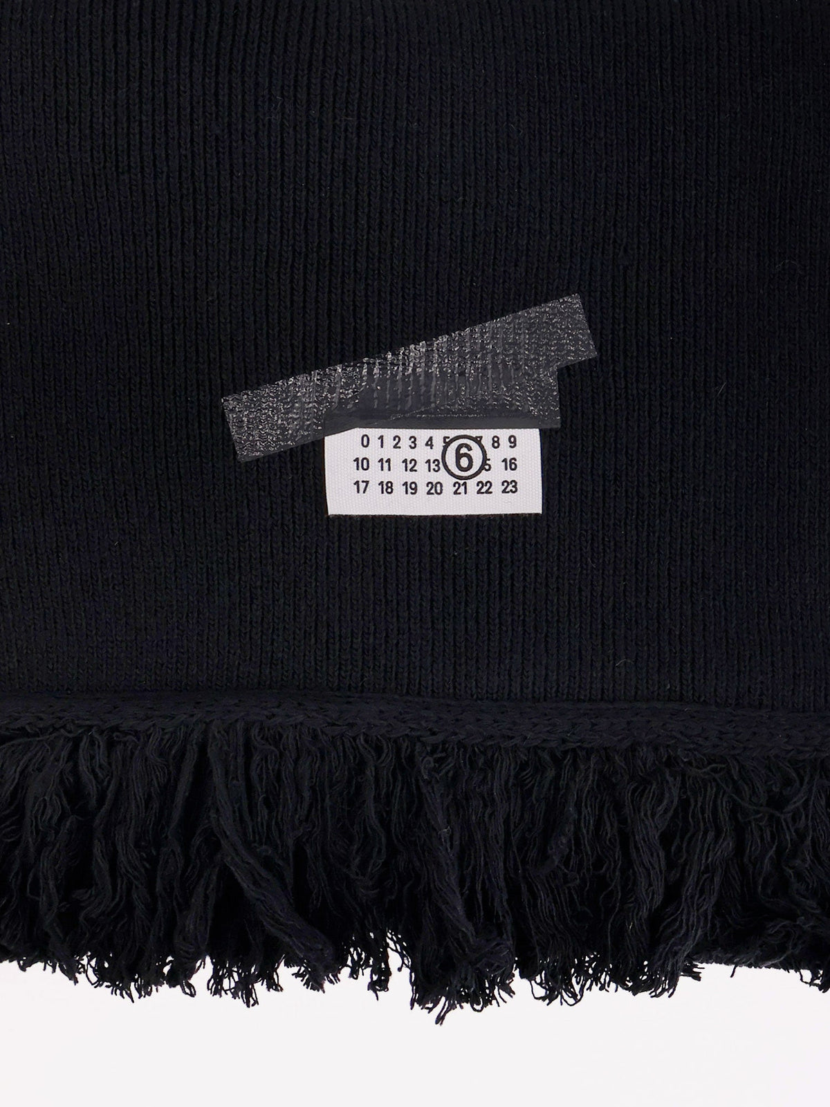 MM6 Maison Margiela Wool blend scarf - Nero