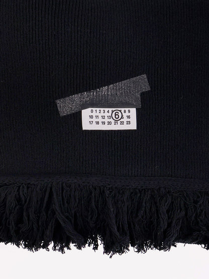 MM6 Maison Margiela Wool blend scarf - Nero