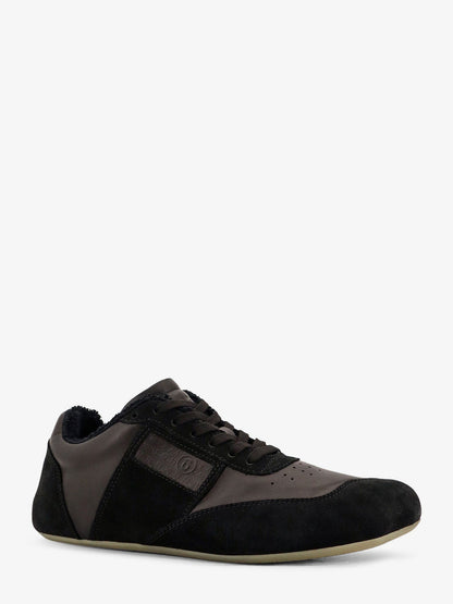 MM6 Maison Margiela Anatomic suede and leather sneakers - Black