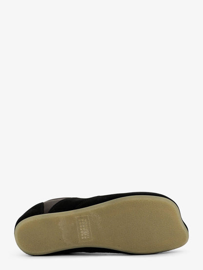 MM6 Maison Margiela Anatomic suede and leather sneakers - Black