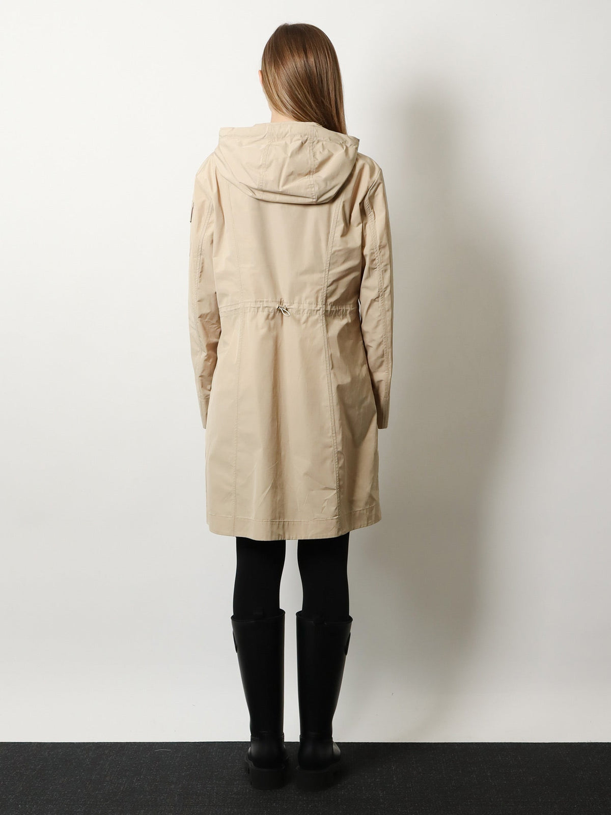 Moncler Laerte cotton blend long jacket - Bianco
