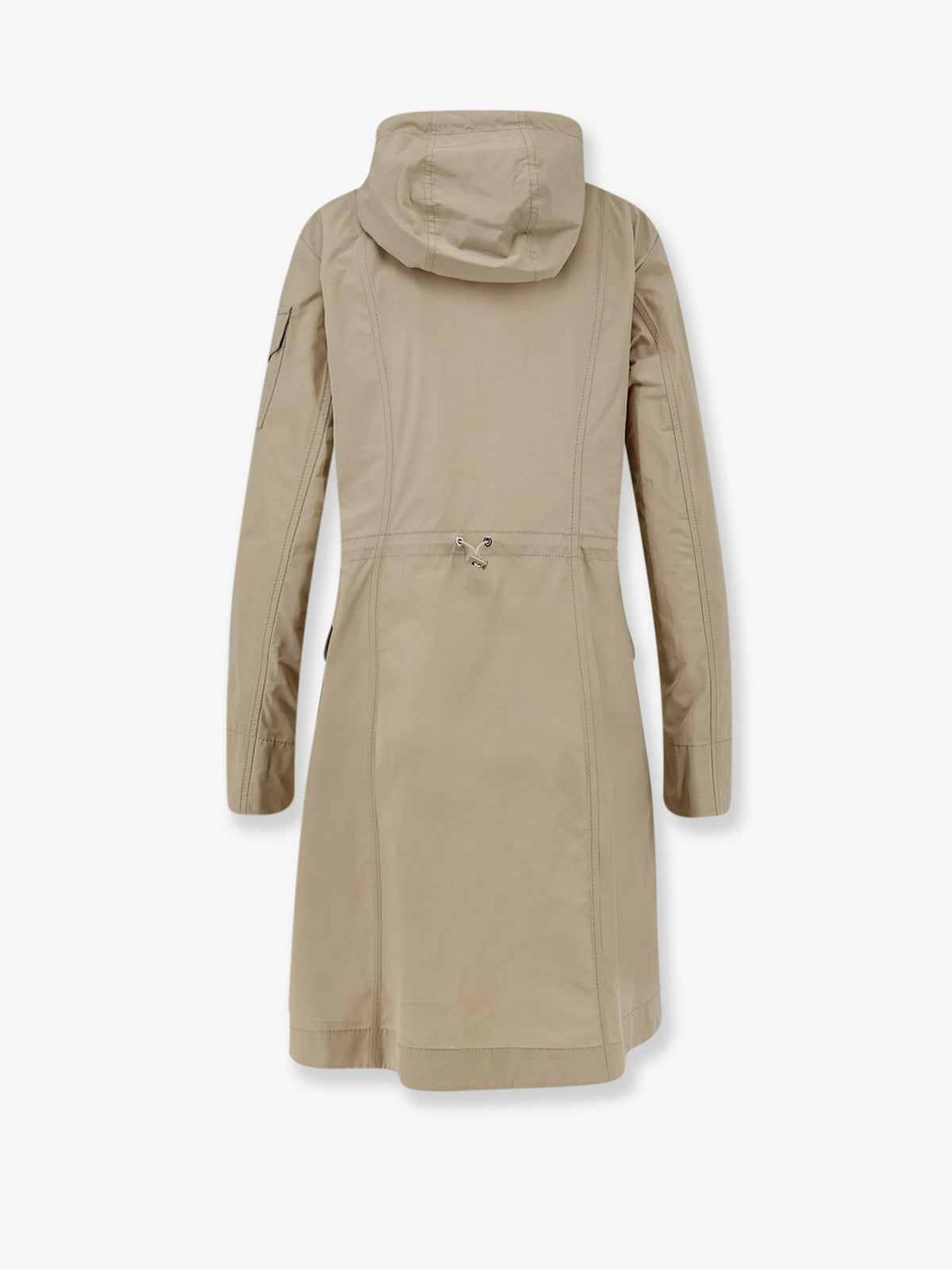Moncler Laerte cotton blend long jacket - Bianco