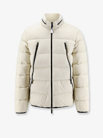 Moncler Dalalven nylon down jacket with contrasting profiles - Bianco