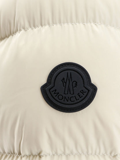 Moncler Dalalven nylon down jacket with contrasting profiles - Bianco