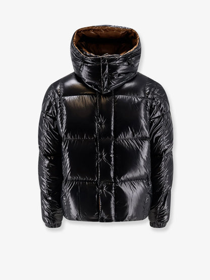 MONCLER - Parana shiny material down jacket with contrasting lining
