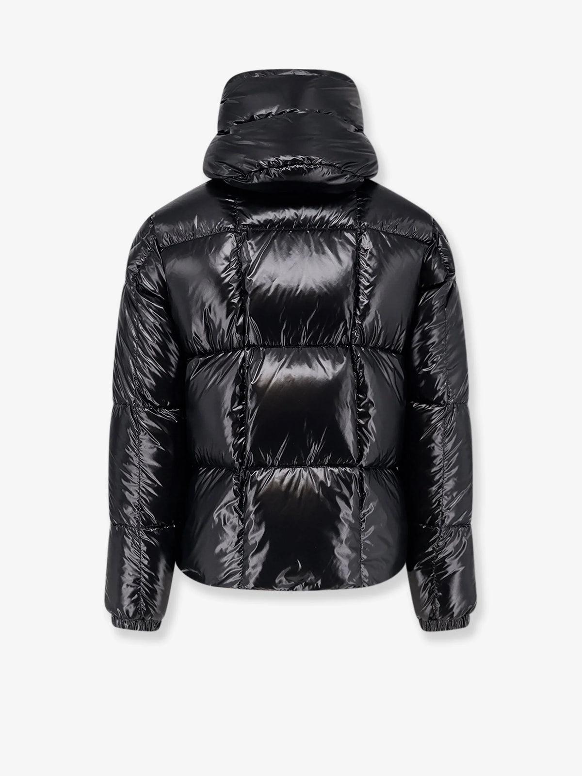 MONCLER - Parana shiny material down jacket with contrasting lining
