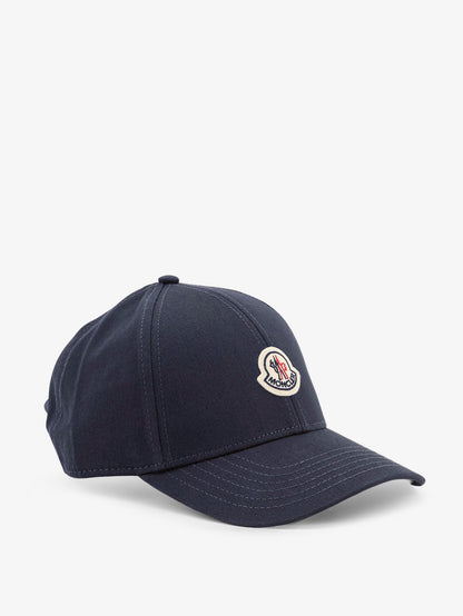 Moncler Cotton Baseball Hat - Blu