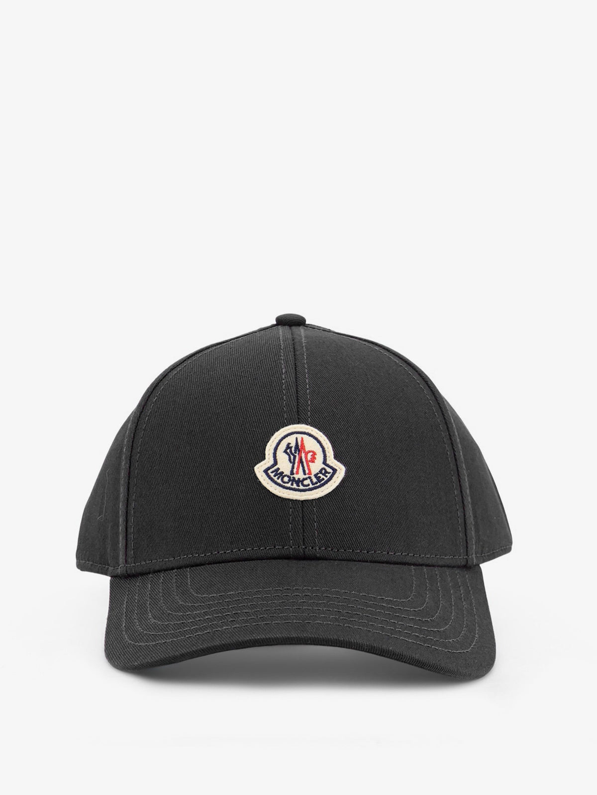 Moncler Cotton Baseball Hat - Nero