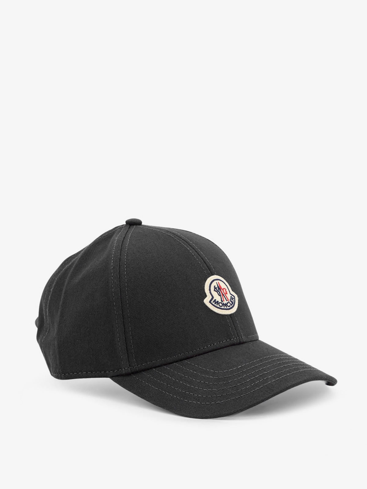 Moncler Cotton Baseball Hat - Nero