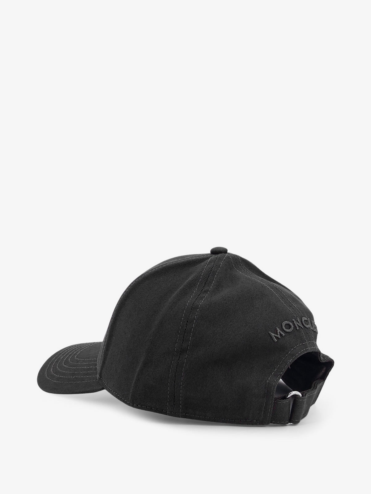 Moncler Cotton Baseball Hat - Nero