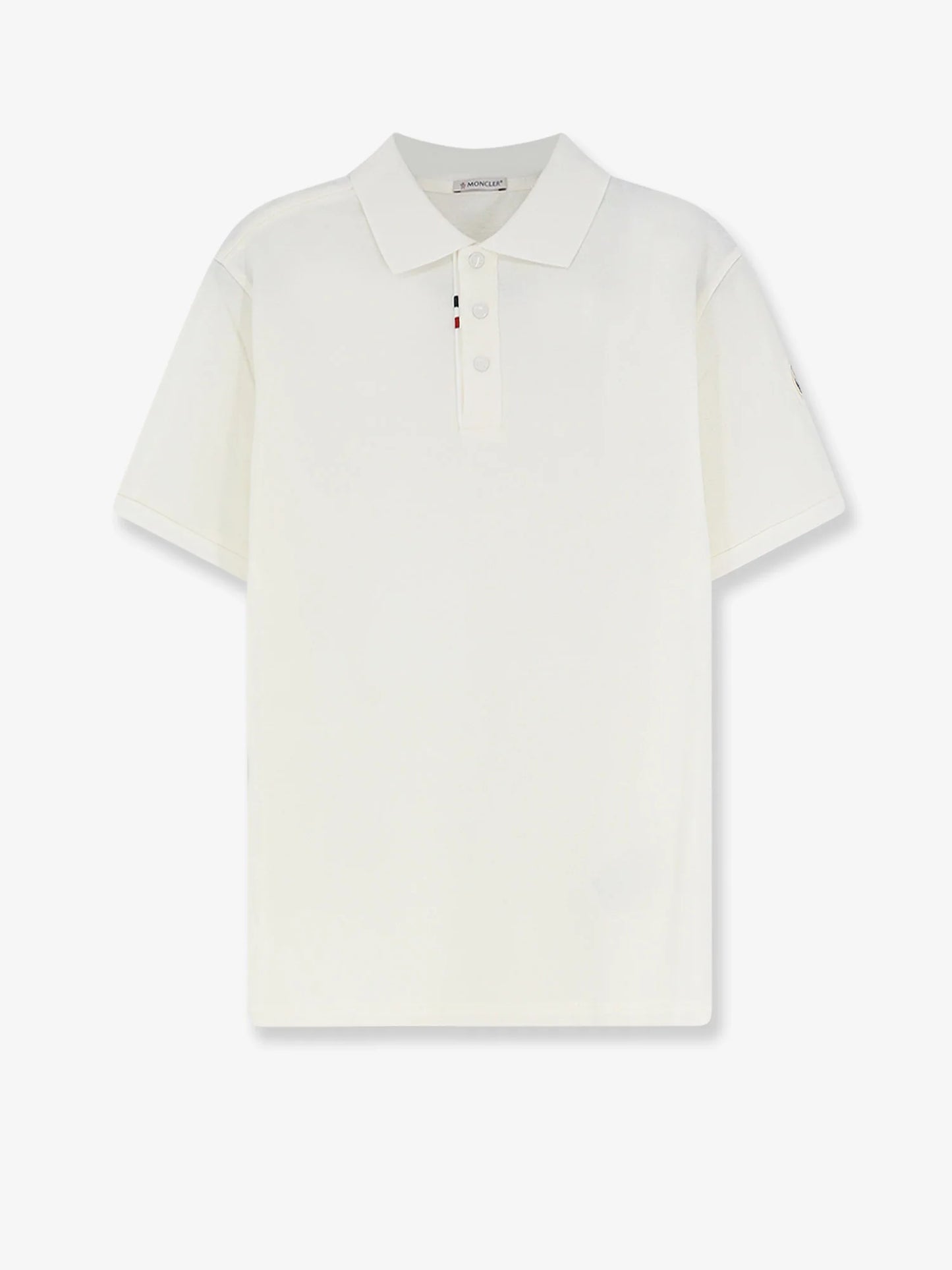MONCLER - Cotton pique polo shirt