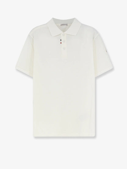 MONCLER - Cotton pique polo shirt