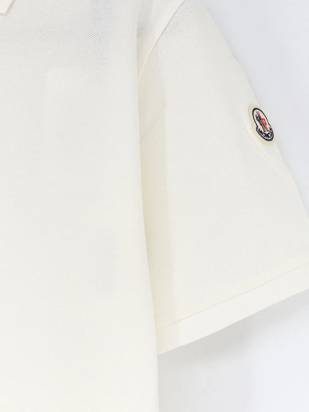 MONCLER - Cotton pique polo shirt