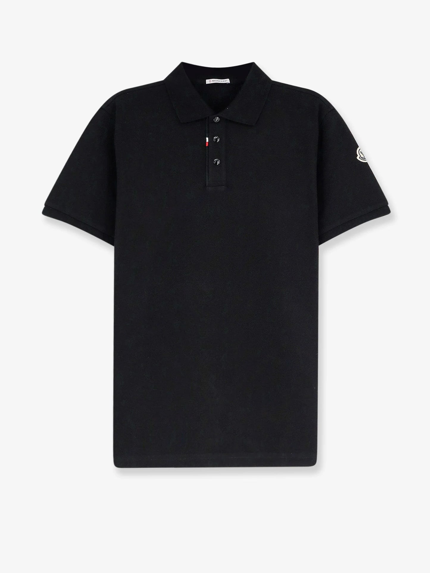 MONCLER - Cotton pique polo shirt