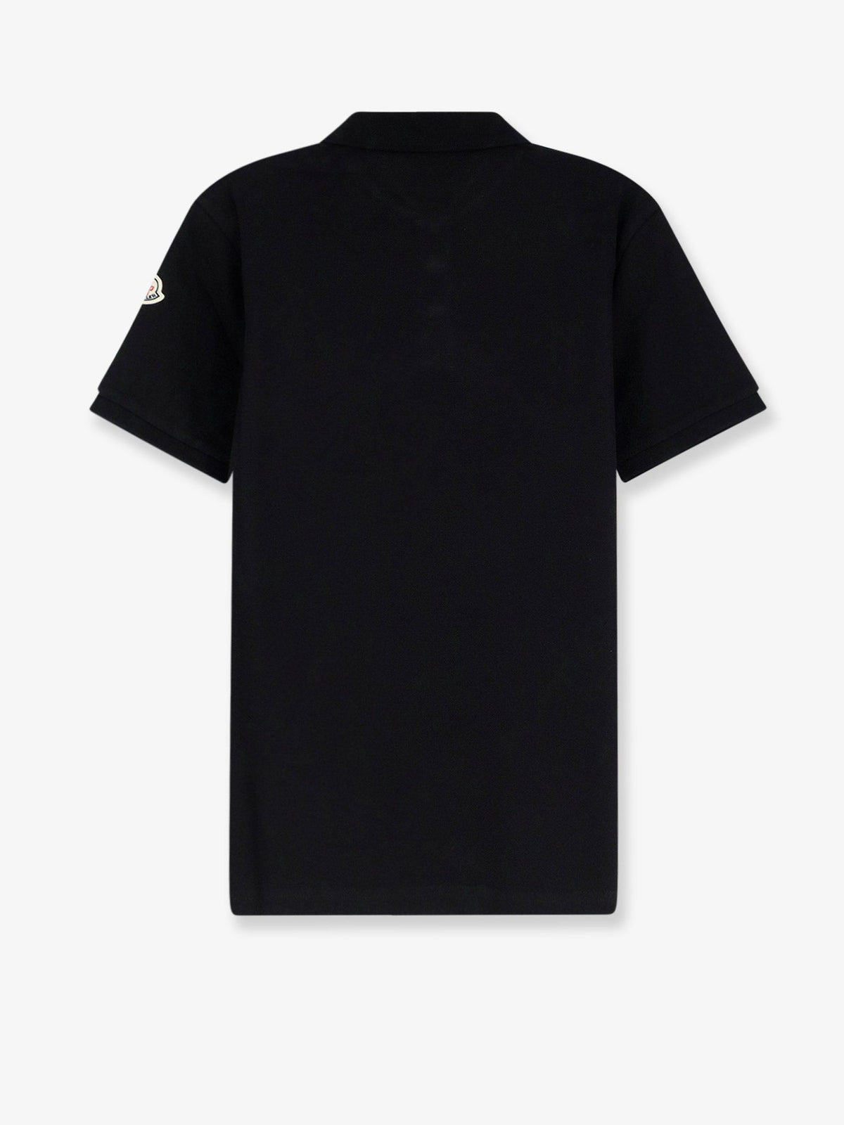 Moncler Cotton pique polo shirt - Nero