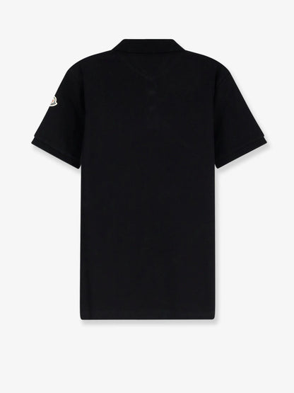 MONCLER - Cotton pique polo shirt