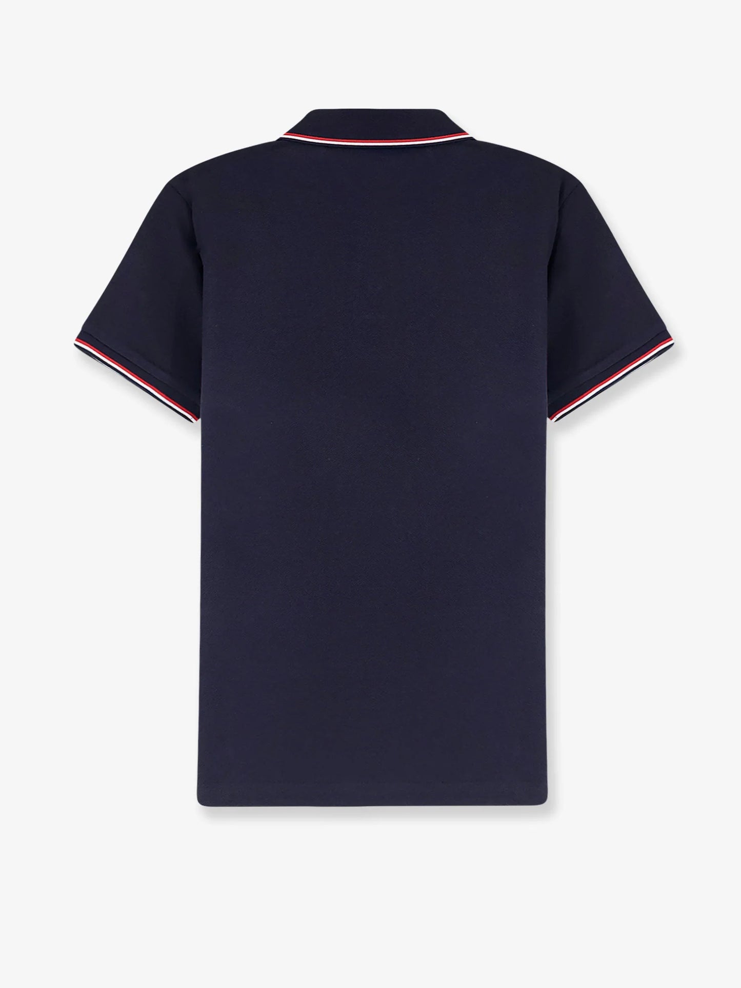 MONCLER - Cotton Polo Shirt with Logo patch