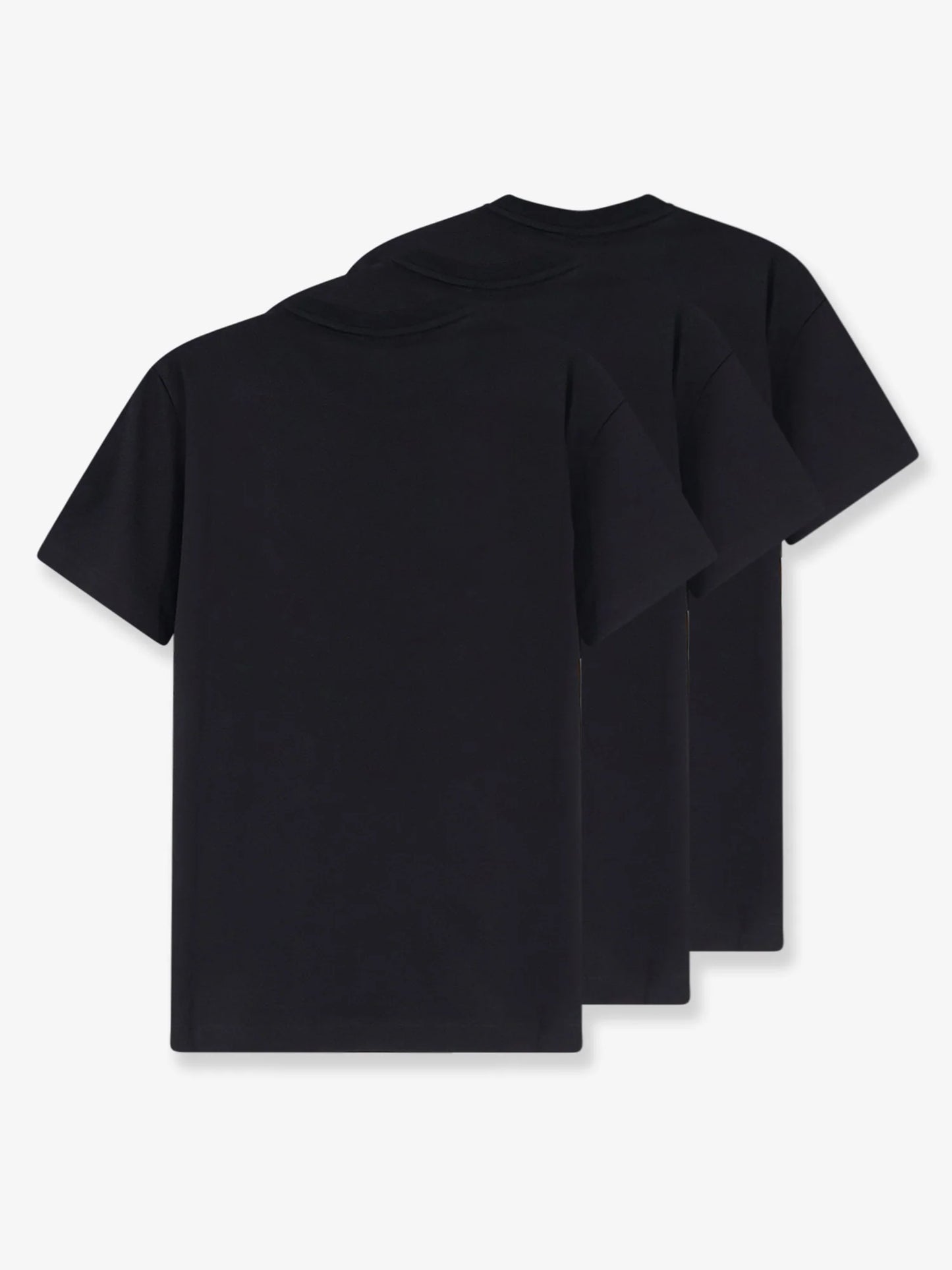 MONCLER - Cotton T-shirt with front logo patch