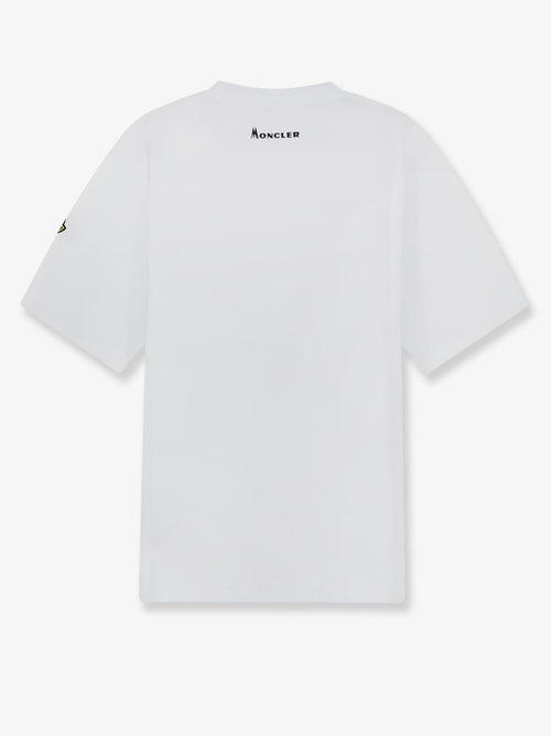 Moncler Cotton jersey t-shirt with print - White