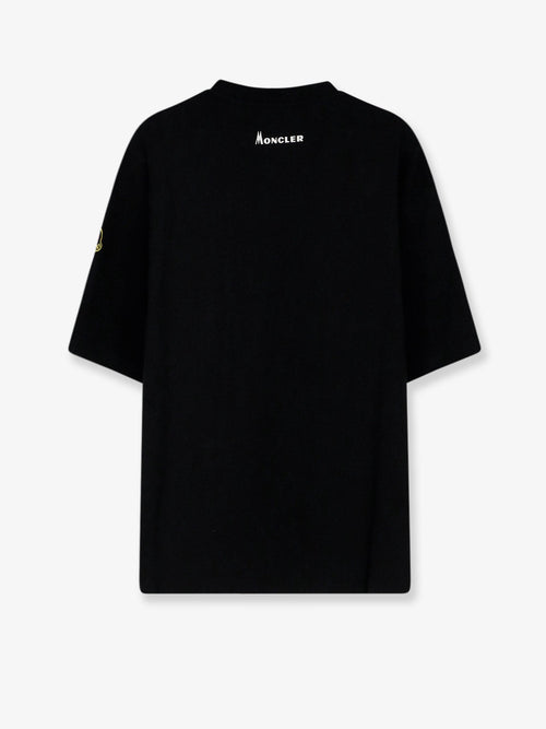 Moncler Cotton jersey T-Shirt with print - Black