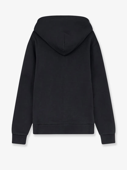 MONCLER - Cotton sweatshirt with logo patch