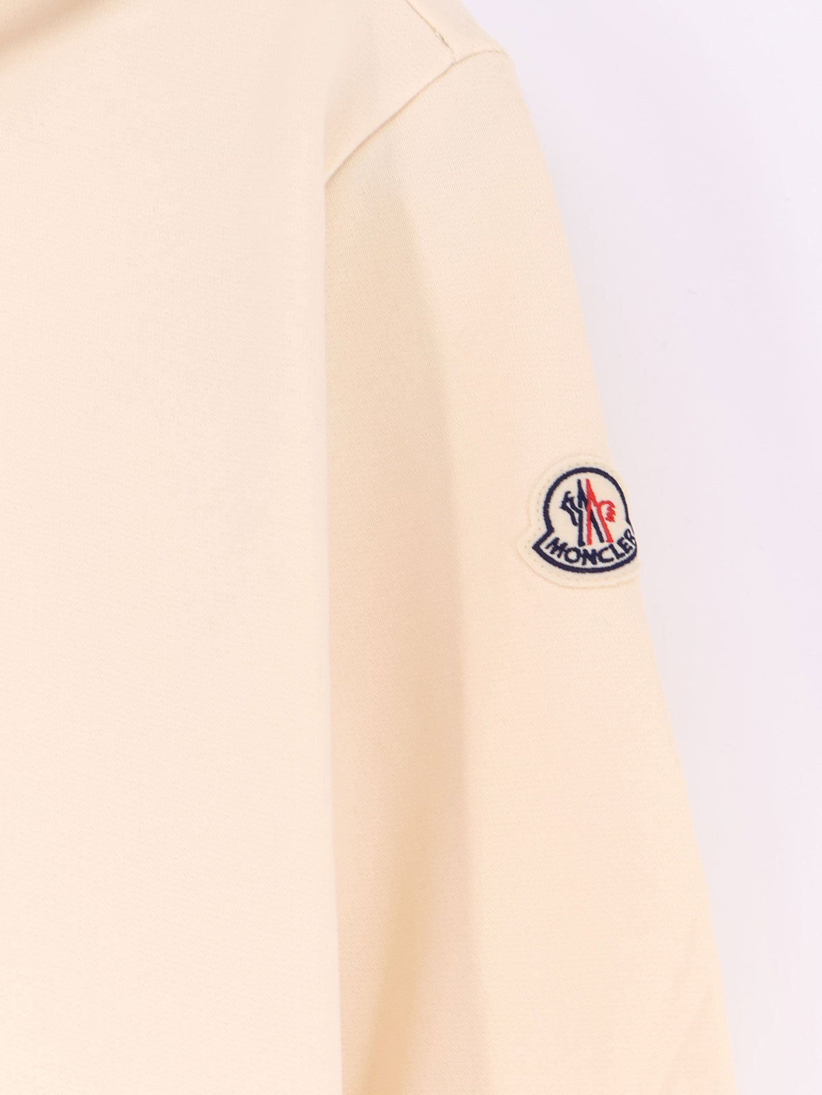 Moncler Cotton hoodie - Bianco