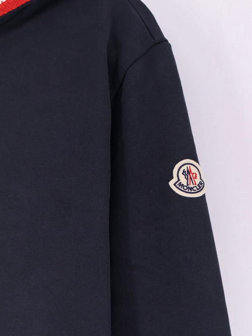 Moncler Cotton sweatshirt - Blu