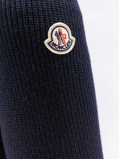 MONCLER - Down Jacket with virgin wool inserts