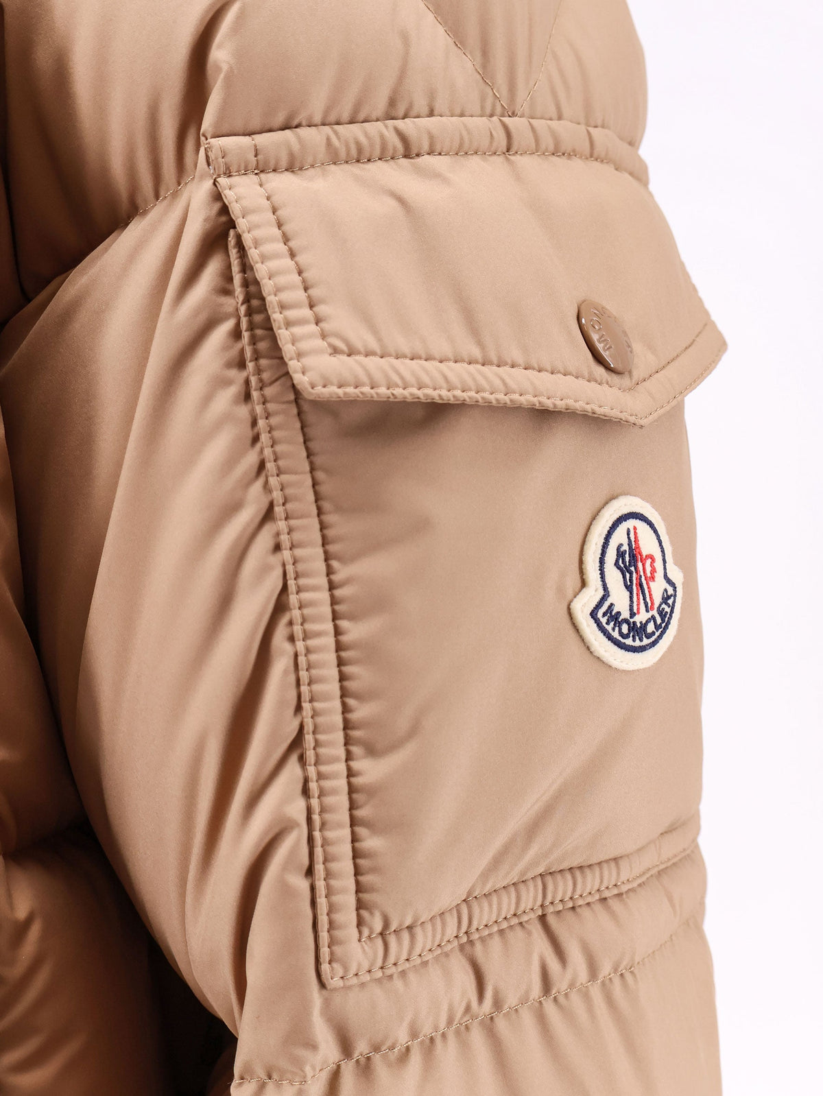 Moncler Maya 70 recycled polyester down jacket - Brown