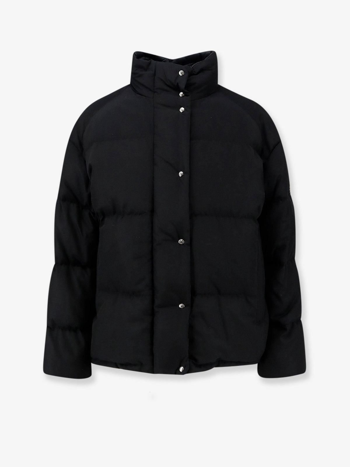 Moncler Verone nylon and cotton down jacket - Black