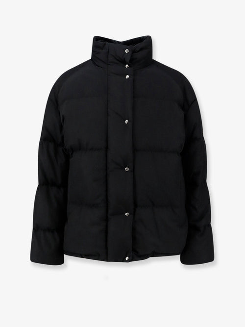 Moncler Verone nylon and cotton down jacket - Black