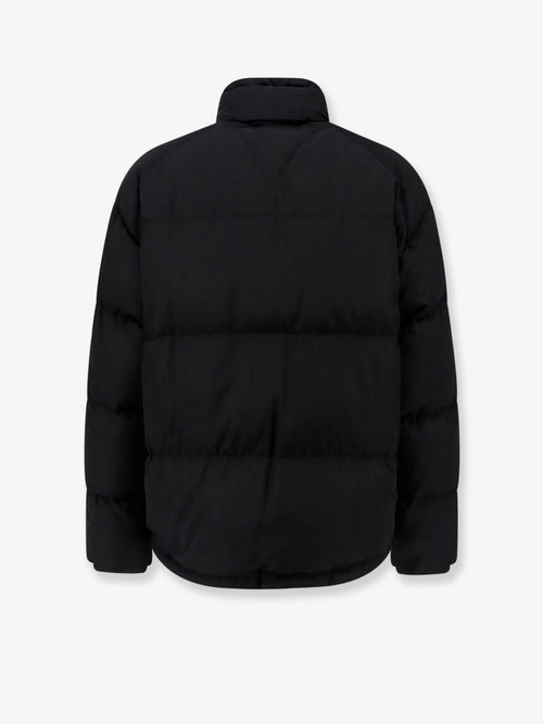 Moncler Verone nylon and cotton down jacket - Black