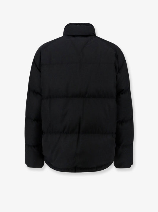 Moncler Verone nylon and cotton down jacket - Black