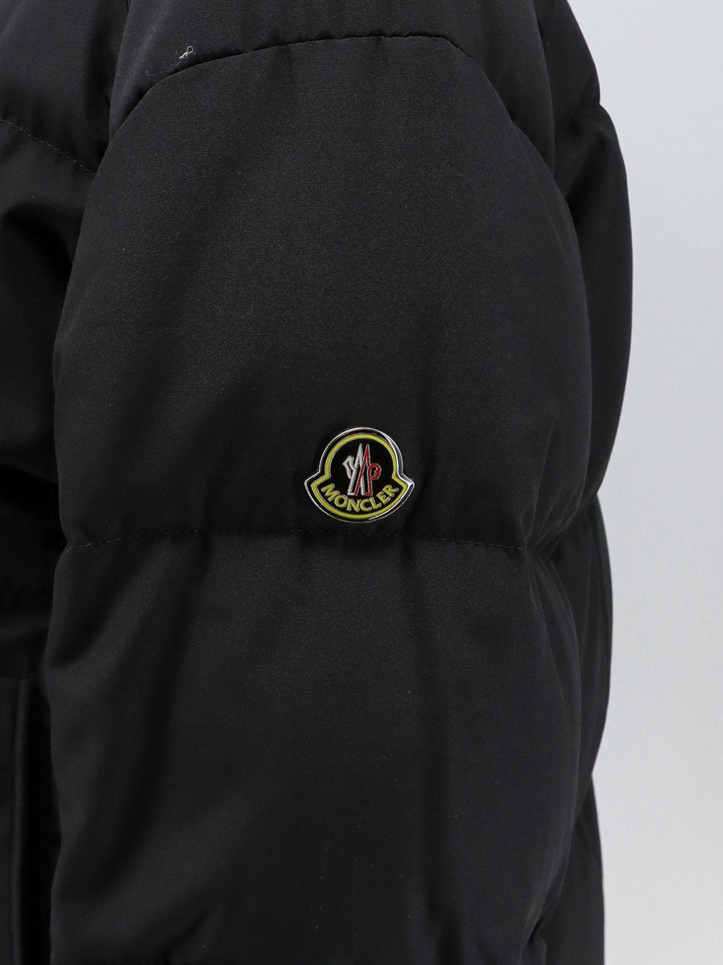 Moncler Verone nylon and cotton down jacket - Black