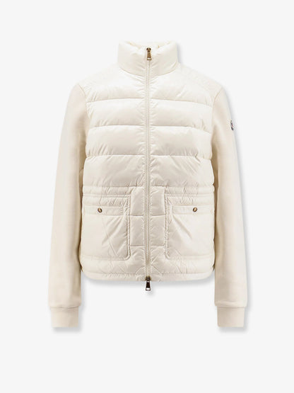 MONCLER - Padded jacket with fabric details