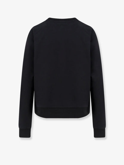MONCLER - Cotton sweatshirt with front logo
