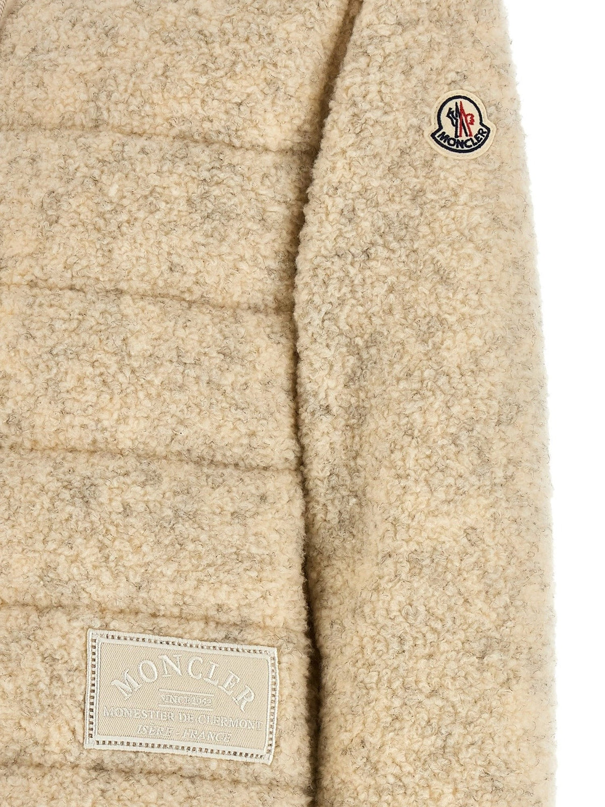 Moncler Jacket/Cardigan with zip and hood - Beige