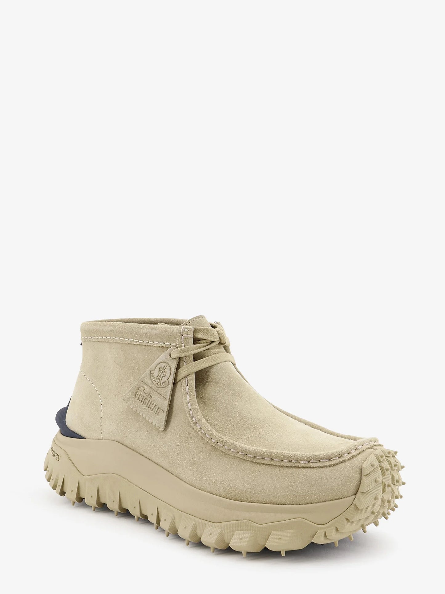 MONCLER - Trailgrip Wallabee GTX Moncler x Clarks Originals suede Boots