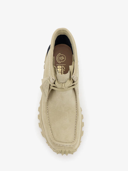 MONCLER - Trailgrip Wallabee GTX Moncler x Clarks Originals suede Boots