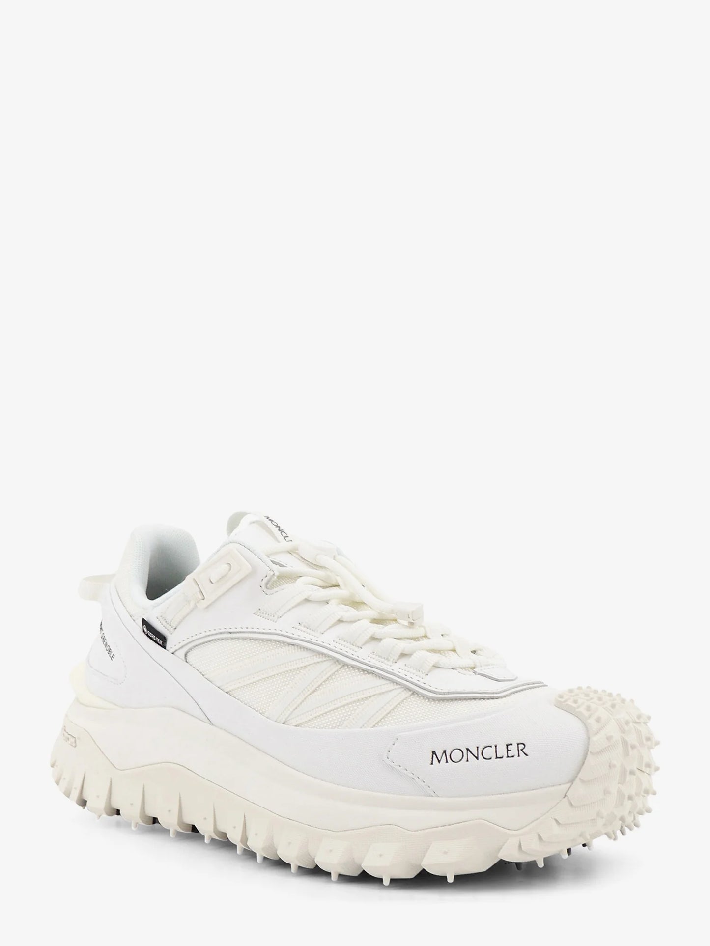 MONCLER - Trailgrip GTX nylon and leather sneakers with Goretex inserts