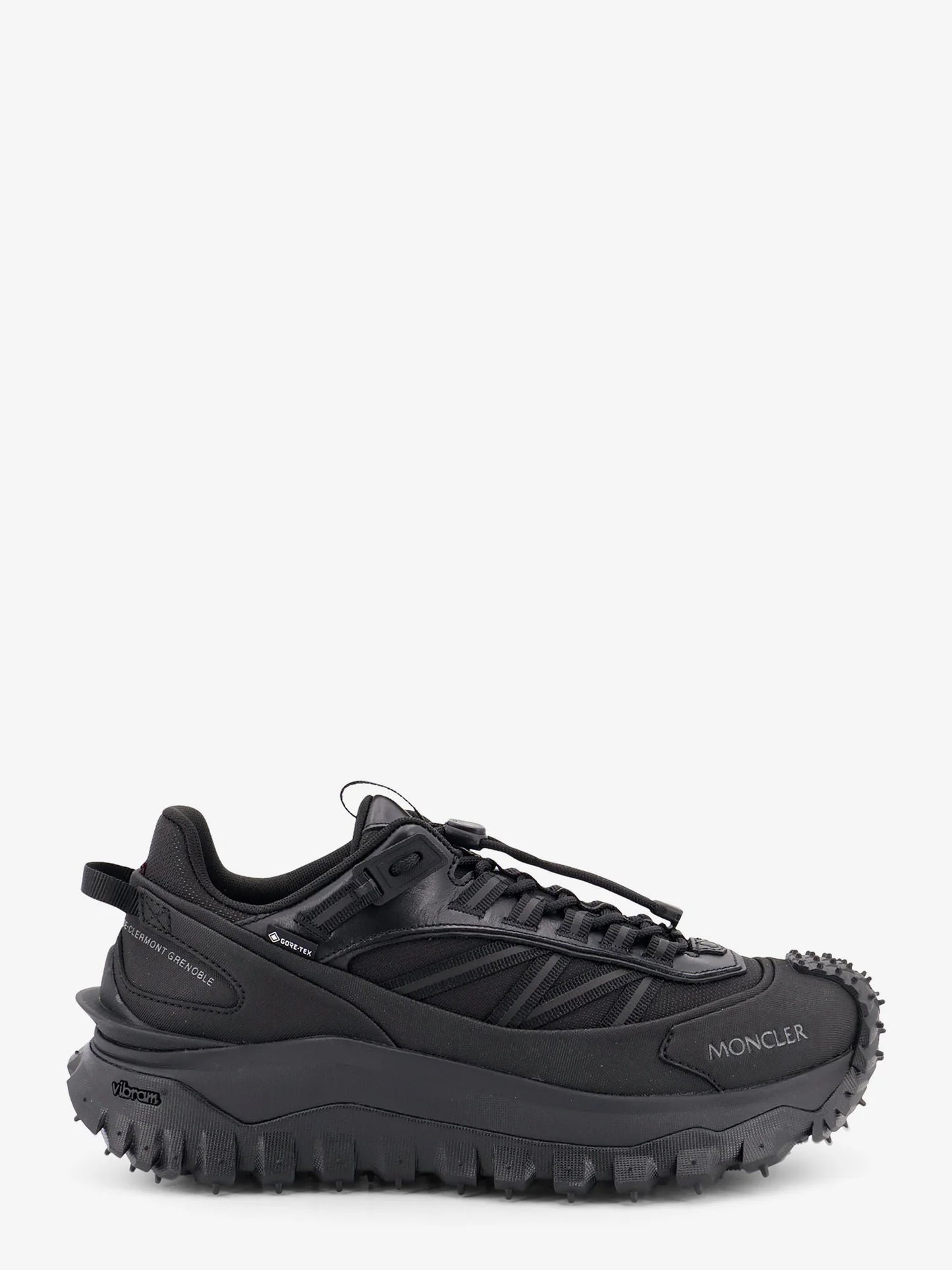 MONCLER - Trailgrip GTX nylon and leather sneakers with Goretex inserts