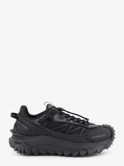 MONCLER - Trailgrip GTX nylon and leather sneakers with Goretex inserts