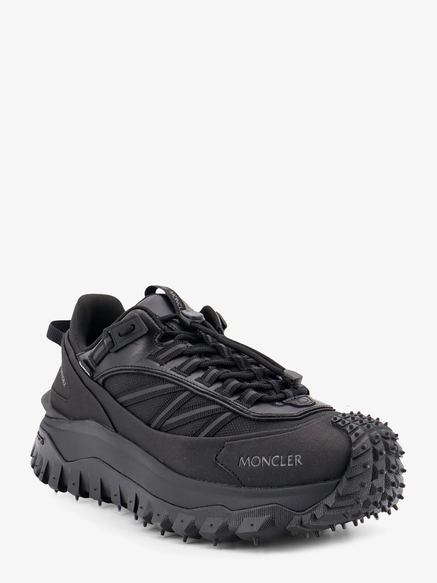 MONCLER - Trailgrip GTX nylon and leather sneakers with Goretex inserts