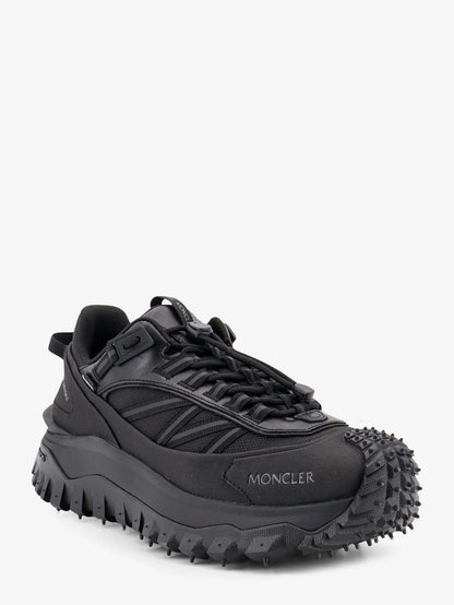 MONCLER - Trailgrip GTX nylon and leather sneakers with Goretex inserts