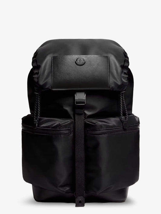 Moncler Kenton Drill Nylon Backpack With Logo Patch
