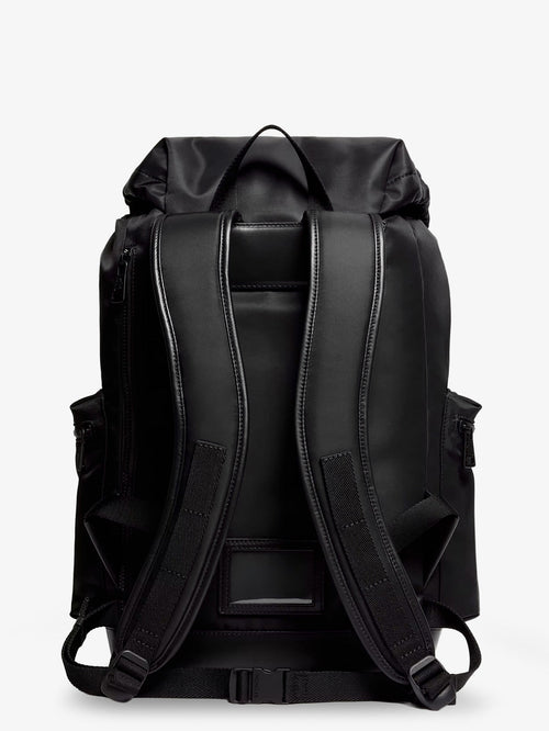 Moncler Kenton Drill nylon backpack with logo patch - Nero