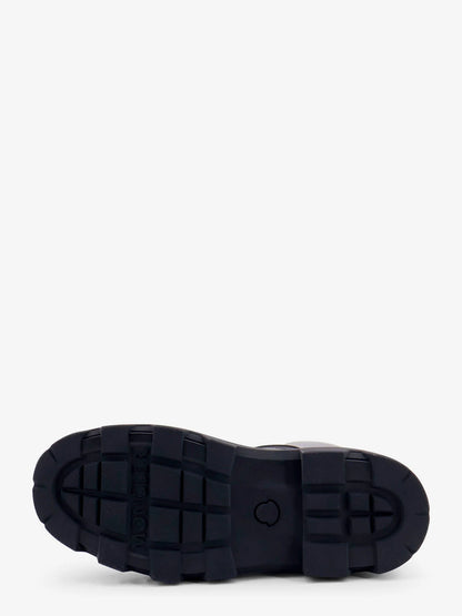 MONCLER - Aurea leather and nylon boots